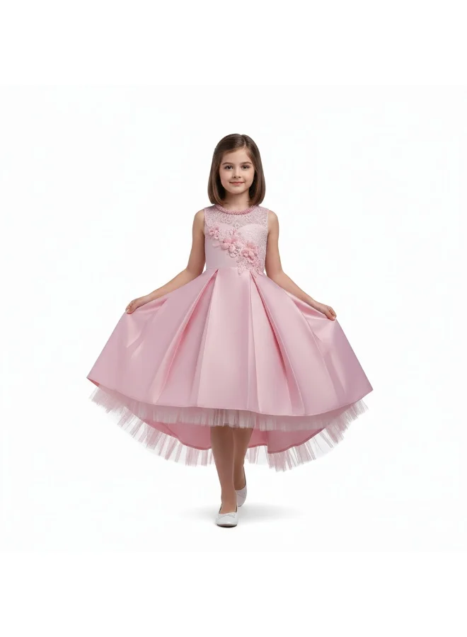 دىدانيالا فستان وردي غير متماثل